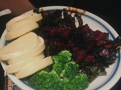 龙井脆皮茶香肉-老头儿油爆虾·知味杭州(爱琴海购物中心)