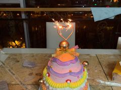 草莓塔彩灯新年跨年庆祝生日蛋糕-艾加柒克蛋糕茶歇甜品台(春熙路店)