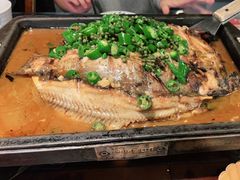 豆豉鱼-江边城外烤全鱼(方庄时代购物中心店)
