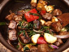 爆啫雪花牛肉粒-旺爷砂锅·茶作(国贸店)