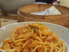 鲜虾茄汁意大利面-红小满休闲餐厅(十全街店)