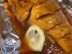 铁板锡纸鲈鱼-高第街56号港式餐厅·精选(世茂广场宽厚里大明湖店)