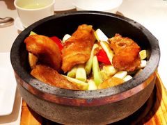石锅姜葱老虎斑-利苑酒家(华熙国际店)