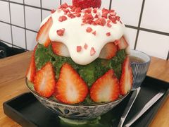 抹茶草莓生乳-WONDER ICE 萬得冰田(建設路总店)