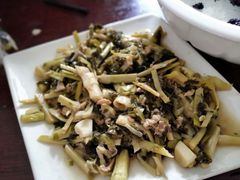 雪菜肉丝小笋-翠茗农庄土菜馆(天目湖店)