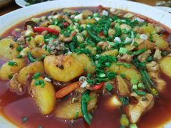 土豆烧鸡肾-刘土鸡家常菜