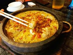 石锅脑花-情妹耙泥鳅·江湖川菜(科华店)