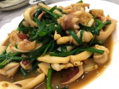 韭菜鱿鱼-金海湾海鲜排档(朱家尖店)