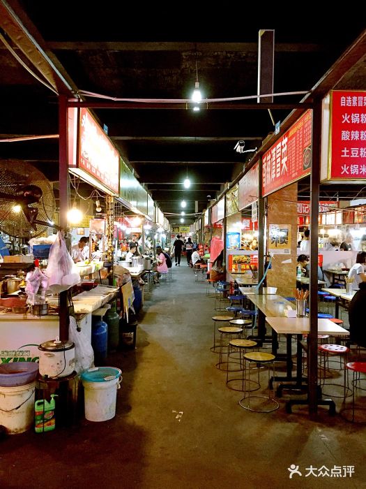 洪河半邊街夜市圖片