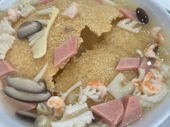 三鲜锅巴-北大地皖峰饭馆