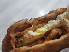 鲜肉里脊鸡蛋锅盔-军屯锅魁(城市花园店)