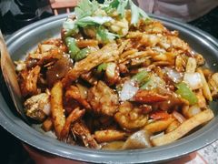 炭火干锅牛蛙加虾-炭舍干锅(华发商都店)