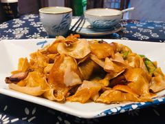 野生竹耳炒肉-禾悟农·农家私房菜