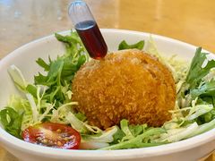 酥炸猪肉裹温泉蛋-胜博殿日式炸猪排(西红门店)