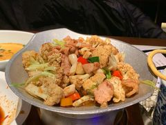 干锅花菜-绿茶餐厅(松江万达店)