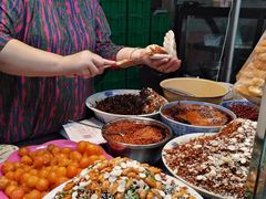 -清真马乐贝腊牛肉蛋黄菜夹馍(马蓉洒金桥店)