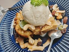 经典面包布丁配冰淇淋-ibarrel爱杯·bistro&brunch(江宁路店)