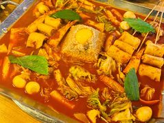 鱼饼火山炒年糕-包装马车·韩国料理·포장마차