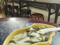 紫菜汤鱼皮饺拼水菱角-老西关濑粉(文明路店)