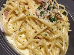 奶油培根意面-404干式熟成牛排馆•聚会餐厅