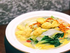 高汤鱼腐浸时蔬-馨越楼·点心·粤菜(赤坎店)