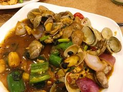 豉汁炒花甲-吉源大排档·鱼生·海鲜(烧烤彩印厂店)