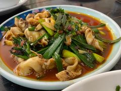 鱼籽鱼泡炒大蒜-绍兴名菜馆(可乐路店)