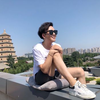 观景大雁塔的工业风下午茶咖啡️