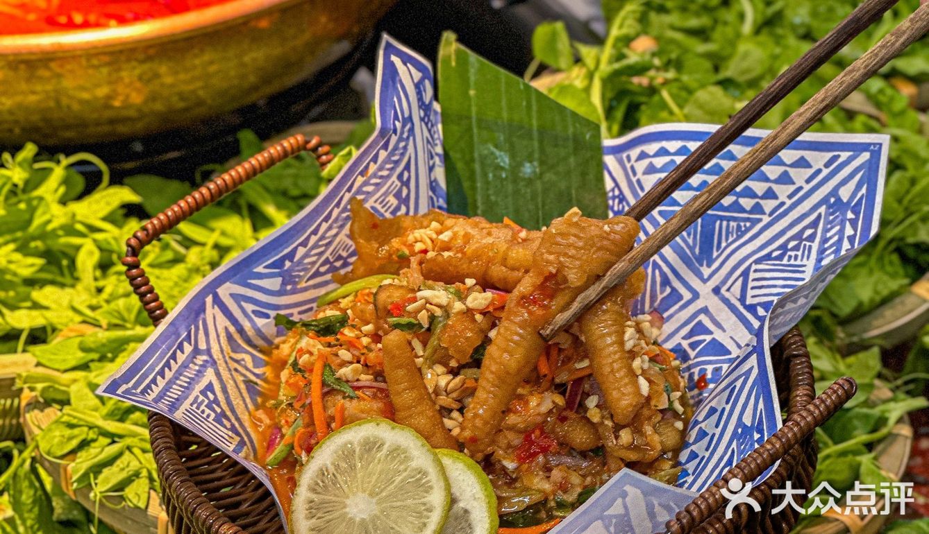 上海也能实现豌豆尖自由了！还有超好吃的春鸡脚♥️