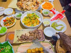 -民窑私烤土窑坑烤大公鸡
