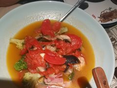 吴韵上汤西兰花-绿茶餐厅(松江万达店)