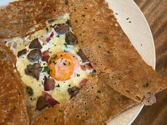 鸡蛋蘑菇熏肉荞麦可丽饼-RAC BAR(安福路店)