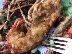 椒盐淡水虾-大树下海鲜饭店