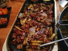 铁板牛肉-肥肥虾庄·金牌油焖大虾(杨园滨江时代walk店)