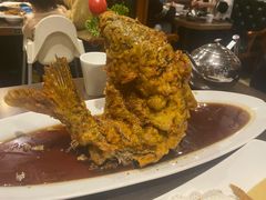 糖醋鲤鱼-老牌坊鲁菜名店(宽厚里店)