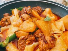 大盘鸡拌面-撒拉花儿·新疆菜·清真(太阳宫店)
