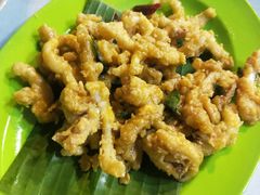 蛋黄炒苏东-明记烧鱼美味店