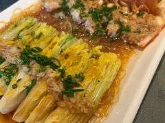 蒜蓉虾配娃娃菜-铜小馆(1891时光道店)