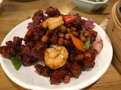椒香虾仁爆鸡球-陈傻子餐厅(世纪都会店)