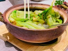 虾酱啫唐生菜-香港百合居(LCM置汇旭辉广场店)