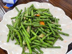 紫苏虾酱炒豆角-南记食粥坊·宵夜大排档(莲花店)