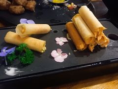 脆筒龙虾卷-后海16号·北京私房菜