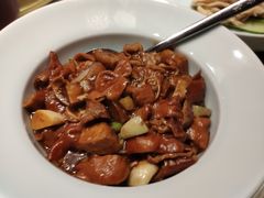 腊八蒜烧肥肠-那家小馆•北京菜•烤鸭(中关村店)