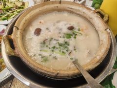 虾鸡砂锅粥-利杨记·本味轩粥坊·烧烤(宝体店)