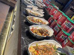 自助取餐区-甄品麦哲伦海鲜和牛自助(万达广场店)