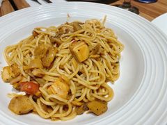 奶油黑椒鸡肉意面-必胜客(万达广场店)