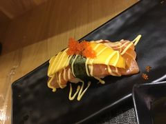 芒果三文鱼寿司（1枚）-昊·来了寿司(双楠2店)