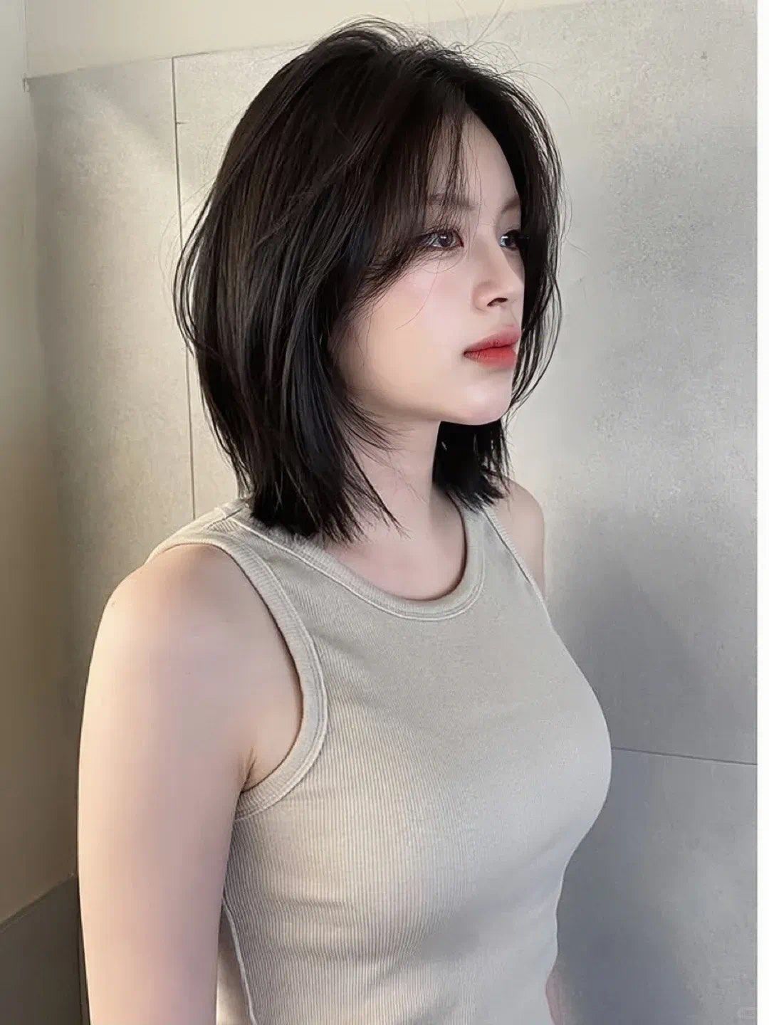 层次感初恋短发,甜美又减龄,气质优雅