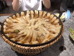 大公鸡粘卷子-华盛园卷子王农家菜水库鱼