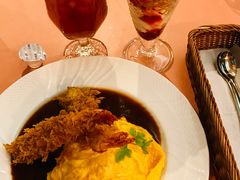 大虾天妇罗蛋包饭-不二家(数寄屋橋店)